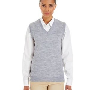 VEST SWEATER GREY SIZE S FORMAL